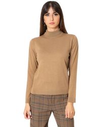Weekend by Maxmara - Truien & Vesten ,Bruin ,Wol Luppe Shirt - Lyst