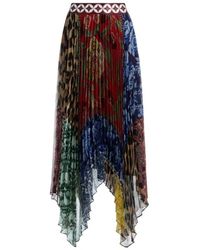 Alice + Olivia - Rokken ,Veelkleurig ,Plissé Midi/Maxi Rok - Lyst