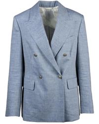 Eleventy - Doppiopetto Jacket - Lyst