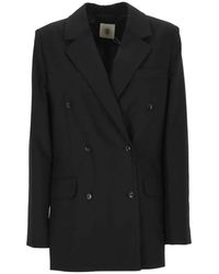 THE GARMENT - Jassen ,Zwart ,Wol Stijlvolle Blazer - Lyst