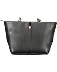 Tommy Hilfiger - Schwarze polyethylen-handtasche | to-33664 - Lyst