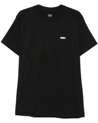Obey - Tops ,Zwart ,Katoen Eyes Open Classic T-Shirt - Lyst