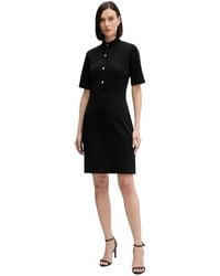 Joop! - Kleedjes ,Zwart ,Katoen Tibra Mini Jurk - Lyst