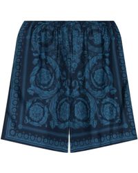Versace - Barocco Silk Short - Lyst