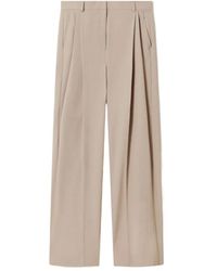 Stella McCartney - Gekreukte Wijde Broek - Lyst