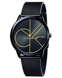 Calvin Klein - Herren Analog Quarz Uhr mit Edelstahl Armband K3M214X1 - Lyst