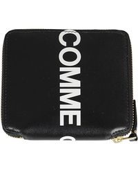 Comme des Garçons - Accessoires ,Zwart ,Leer Sa 2100Hl Huge Logo Portemonnee - Lyst