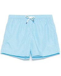 Fedeli - Blauwe Strandkleding Trekkoord Zakken - Lyst