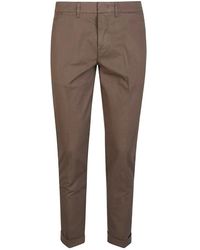 Fay - Broeken ,Bruin ,Chinos - Lyst