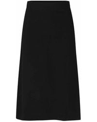 Masai - Rokken ,Zwart ,Ma Seuloa Midi Rok - Lyst