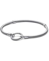 PANDORA - Snake-Link Bracelet Moments Mit O-Verschluss - Lyst