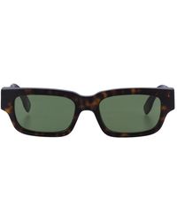 Retrosuperfuture - Accessoires ,Groen ,Stijlvolle Roma Zonnebril Voor Jou - Lyst