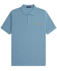Fred Perry - Slim Fit Plain Polo - Lyst