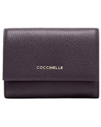 Coccinelle - Accessoires ,Paars ,Leer Metallic Small - Lyst