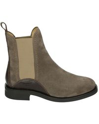GANT - Schoenen ,Leer Sportieve Mid Damesschoenen Taupe - Lyst