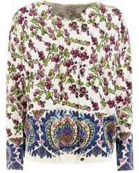 Etro - Round-Neck Knitwear - Lyst