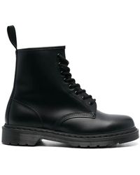Dr. Martens - Schwarze schnürstiefel aus leder - Lyst