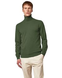Alpha Studio - Woll-Rollkragenpullover - Lyst
