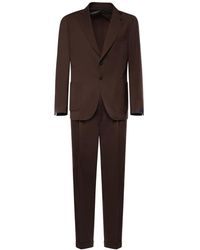Santaniello - Kostuums ,Bruin ,Wol Sallia Single Breasted Suit - Lyst