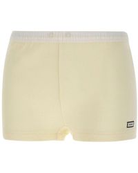Entire studios - Korte Broeken ,Geel ,Katoen Lounge Short - Lyst