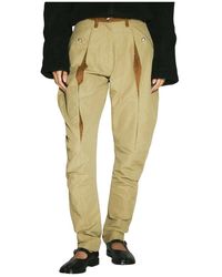 Kiko Kostadinov - Broek Met Ribfluwelen Afwerking - Lyst