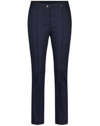 Marc Cain - Chique Zakelijke Broek Met Decoratieve Naden - Lyst