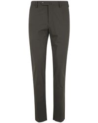 PT01 - Broeken ,Groen ,Katoen Slim Fit Broeken - Lyst