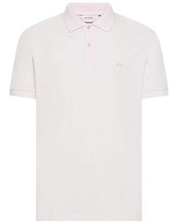 Sun 68 - Tops ,Roze ,Polo Cold Dye S/S - Lyst