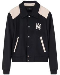 Amiri - Jassen ,Zwart ,Wol Ma Band Jacket - Lyst