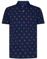 Ralph Lauren - Blaue polo t-shirts und polos mit pony-logo - Lyst