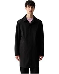 KARL LAGERFELD - Single-Breasted Coats - Lyst