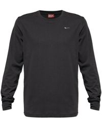 DIESEL - T-Miegor-Ls-Met T-Shirt - Lyst