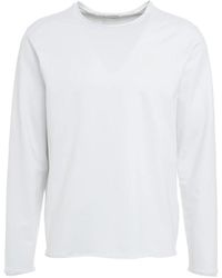 STEFAN BRANDT - Sweatshirt mit abgerundetem saum und rundhalsausschnitt - Lyst