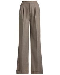 Ralph Lauren - Wide Trousers - Lyst