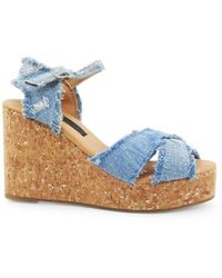 Colors Of California - Capri Wedge Sandal - Lyst