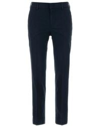 PT Torino - Broeken ,Blauw ,Katoen New York Pant - Lyst