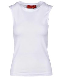 Wild Cashmere - Tops ,Wit ,Katoen Zachte Cashmere Mix T-Shirt - Lyst