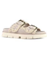 Mou - Buckle Slide - Lyst