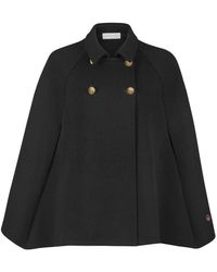 BUSNEL - Jassen ,Zwart ,Wol Calypso Cape - Lyst