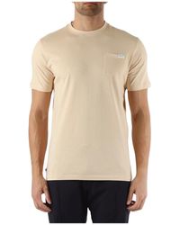 Aquascutum - T-shirt in cotone active pocket - Lyst