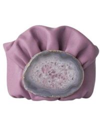 Malababa - Nanohontas,agate clutch,agate fringed clutch,agate mini clutch,agate fransentasche - Lyst