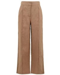 Not Shy - Wide Trousers - Lyst