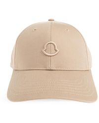 Moncler - Accessoires ,Katoen Logo Katoen Gabardine Baseballpet - Lyst