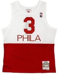 Mitchell & Ness - Fitness ,Veelkleurig ,Polyester Allen Iverson Nba Jersey - Lyst