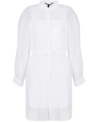 ARMANI EXCHANGE - Shirt Dresses - Lyst