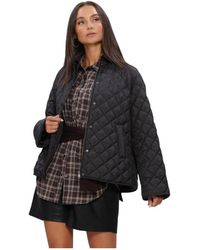 Notre-v - Jassen ,Zwart ,Leer Nv-Iemke Jacket - Lyst