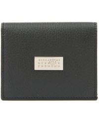 MM6 by Maison Martin Margiela - Zwarte Portemonnee Kaarthouder Ritszak - Lyst