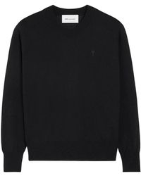 Ami Paris - De Coeur Crewneck Sweater - Lyst