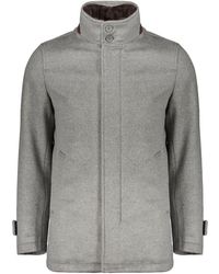 Herno - Jassen ,Grijs ,Polyester Lichtgewicht Jack - Lyst