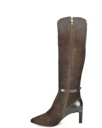 Babouche - Bruine Laars Met Gesp + Punt 7Cm - Lyst